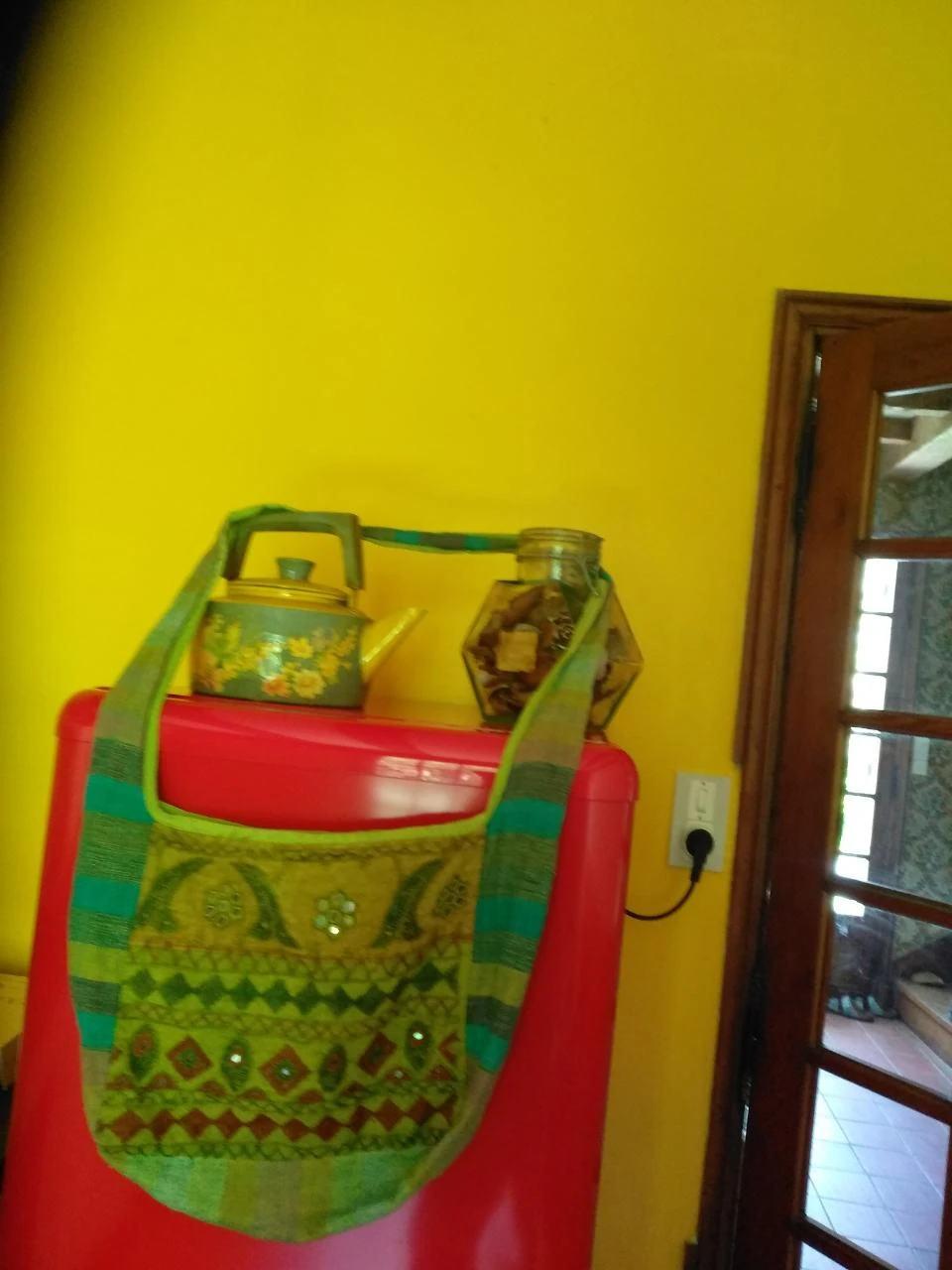Sac indien avec broderies et perles